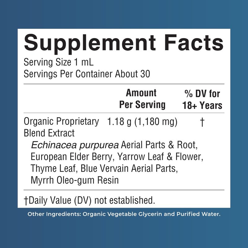 MARYRUTH'S Lymphatic Support Liquid Drops | USDA Organic | Herbal Blend with Echinacea & Elderberry | Blue Vervain | Yarrow Leaf | Vegan | Alcohol-Free | Non-GMO | CLP Certified | 1 oz | 30 Servings