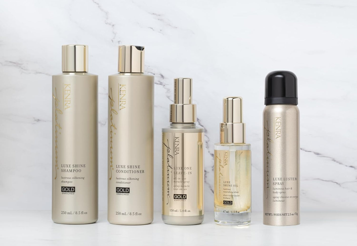 Kenra Platinum Luxe Luster Spray - Luminous Hair & Body Mist for All Hair Types, 2.5 oz