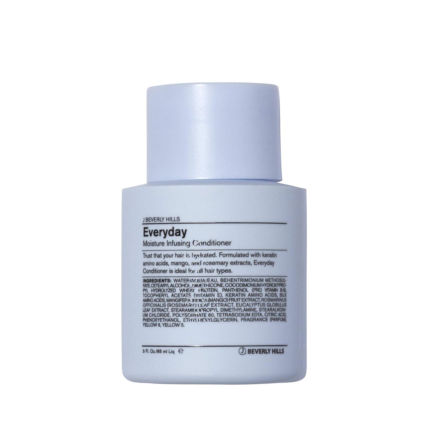 J Beverly Hills Blue Everyday Moisturizing Conditioner with Keratin for Hydration, (3 Oz, 12 Oz, 32 Oz)