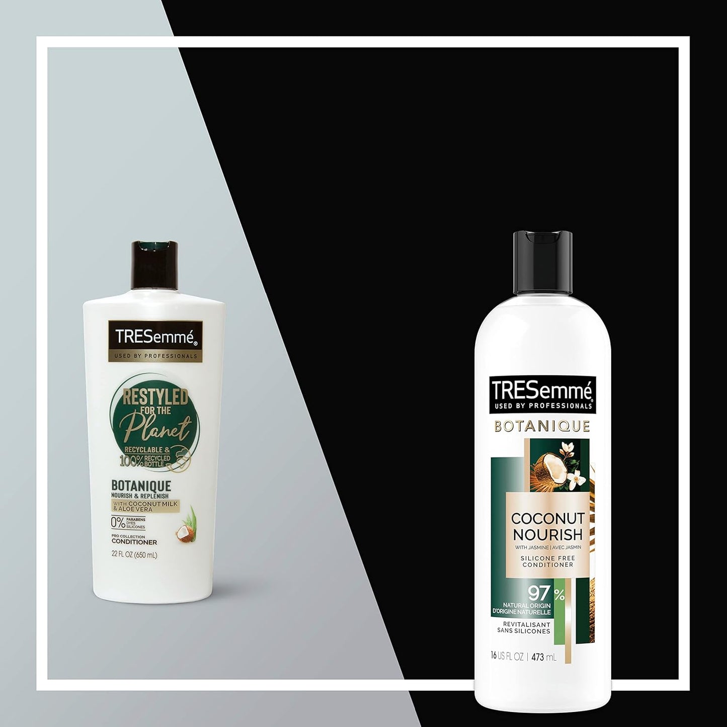 TRESemmé Botanique Conditioner for Dry Hair And Damaged Hair Botanique Coconut Nourish 92% Natural Derived Ingredients with Professional Performance 16 fl oz