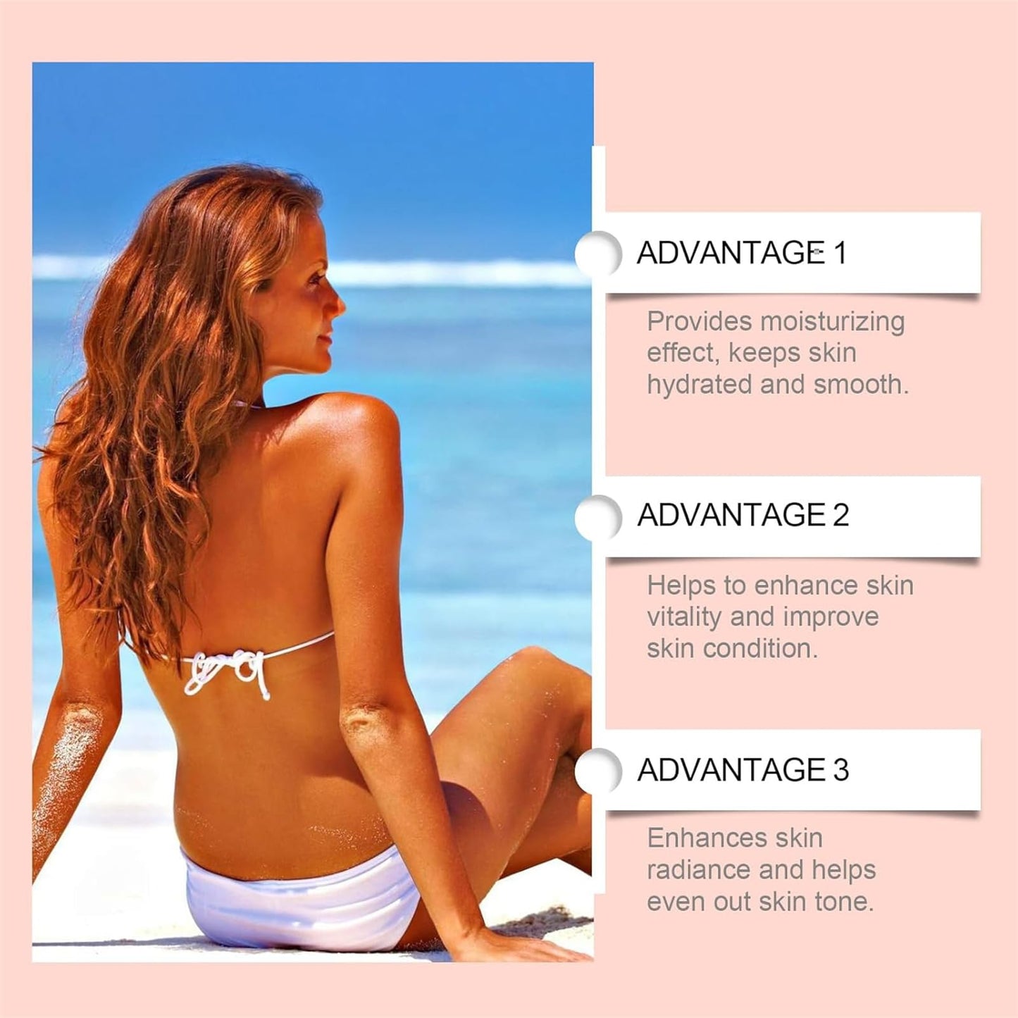 Sunless Tanning Drops To Drink, Drinkable Sunless Tanning Drops, Moisturizing Bronzing Tanner for Face & Body, Sun-Kissed Glow (1Pcs)