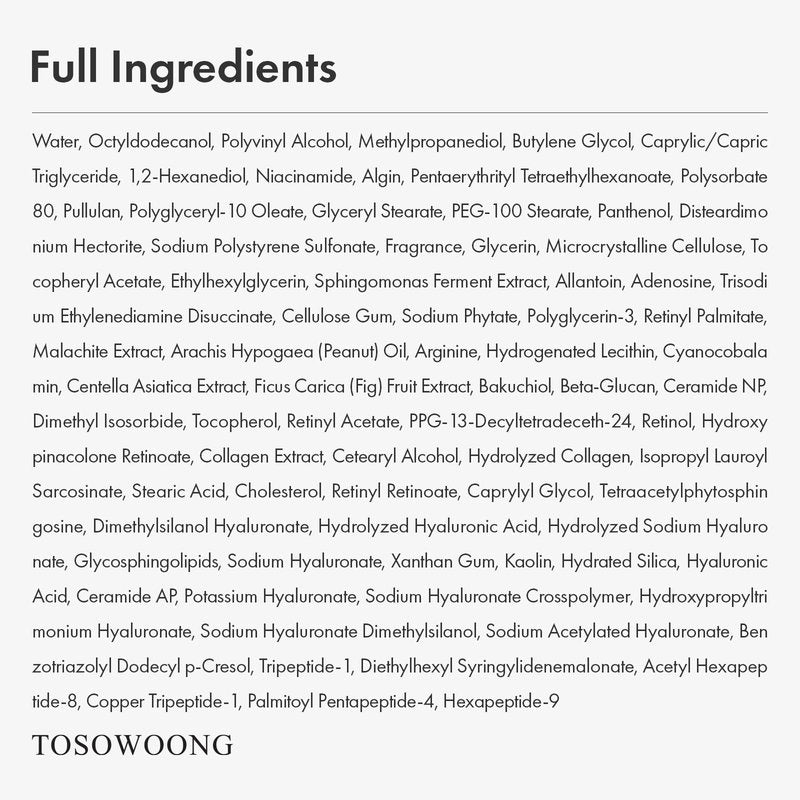 TOSOWOONG Real Bakuchiol Retinol Fit, 5-Retinol Complex, Anti-Aging Peel Off Facial Mask, GHK-Cu Peptide for Fine Lines & Wrinkles, Hyaluronic Acid Glass Skin, Korean Skincare, 50ml / 1.69 fl. oz.