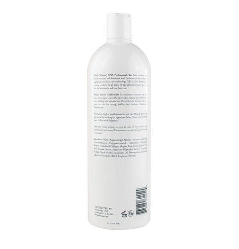 ISHA DNA Keratin Treatment System Conditioner - Sulfate and Parabens Free - Perfect for Keratin Treated Hair - Keratin and Coconut Oil Infused Conditioner - For All Types of Hair. (32 Fl oz.)