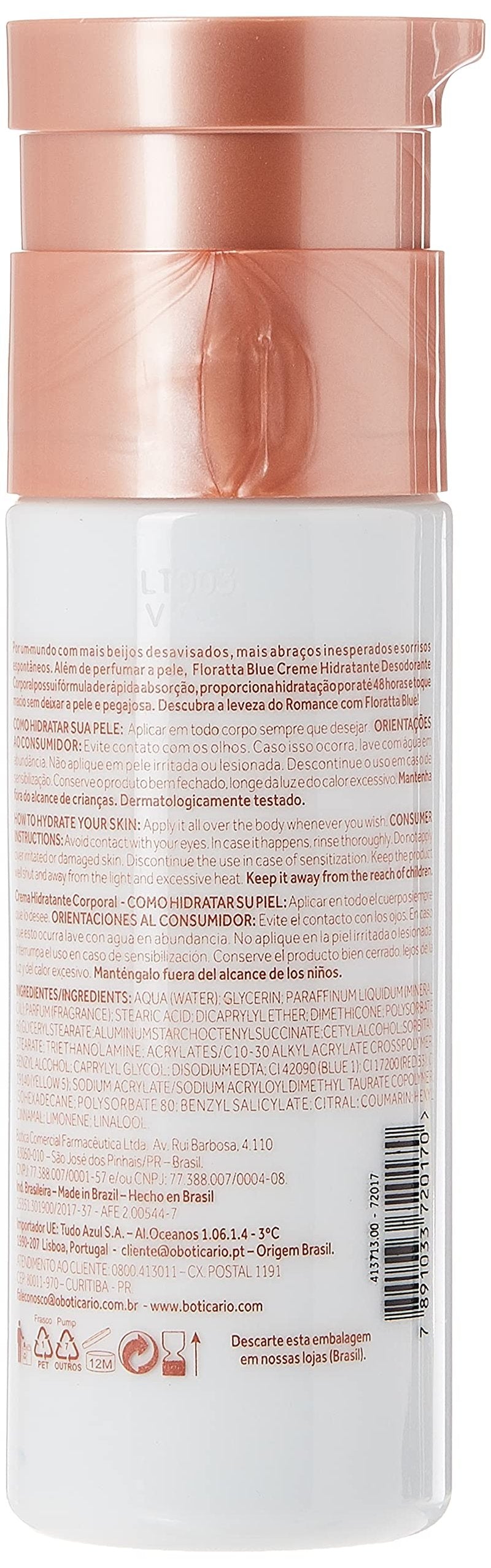 Floratta Blue By Floratta Moisturizing Body Cream 6.7 Oz