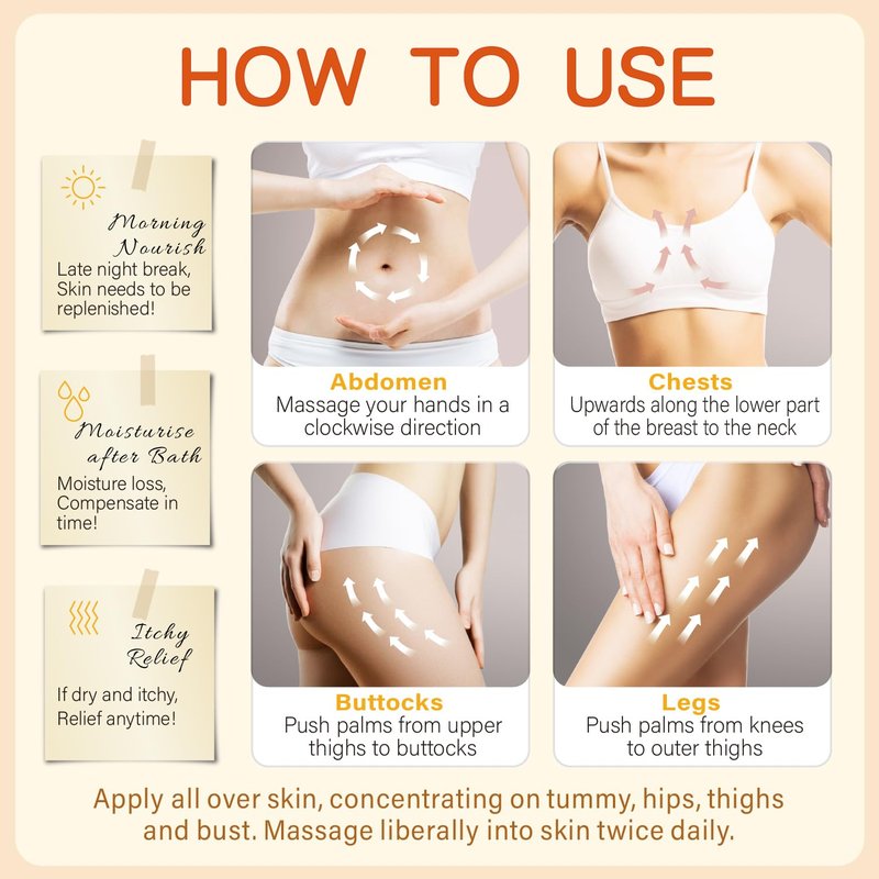 Stretch Mark Cream for Pregnancy & Postpartum,with Argan Oil, Shea Butter & Vitamin E,Stretch Mark Prevention for Belly,Moisturize Skin,Prevent & Fade stretch marks (100ml_1PACK)