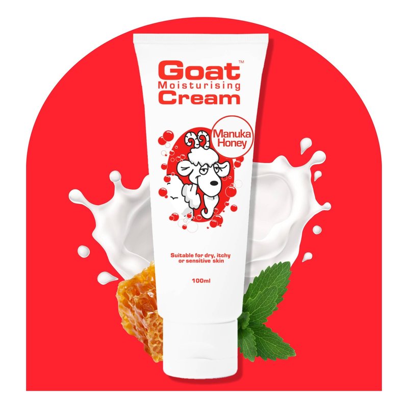 Goat Milk Moisturizing Hand & Body Cream 100ml - Manuka Honey