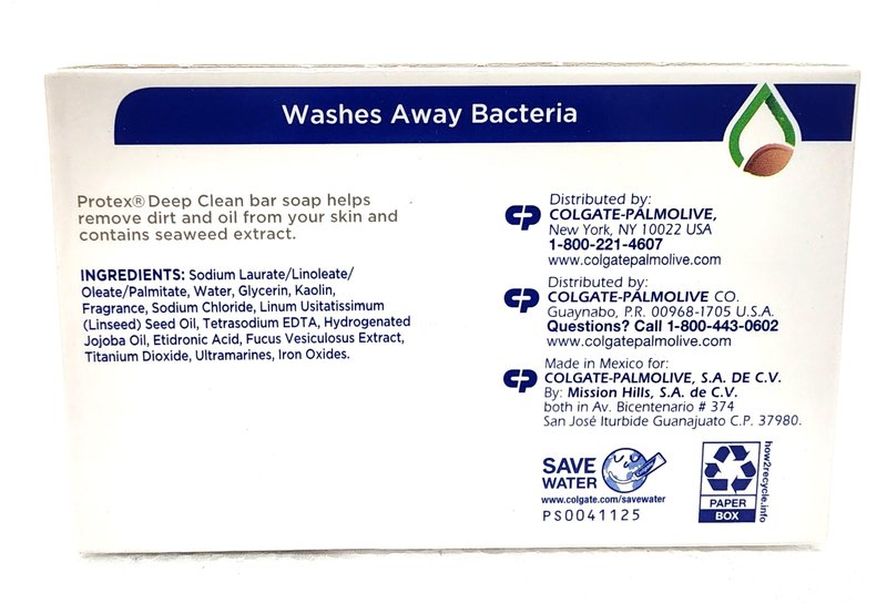 Protex Antibacterial Soap Jabon Contra Bacterias Limpieza Profunda 1 Bar