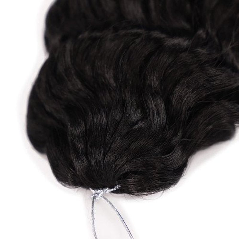 MAYSA Ocean Wave Crochet Hair Extensions,14in Curly Braiding Crochet Hair,8Packs Soft Synthetic Natural Black Crochet Hair Extensions for Black Women #1B