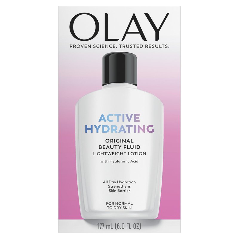 Olay Face Moisturizer, Active Hydrating Beauty Moisturizing Lotion, 6 fl oz