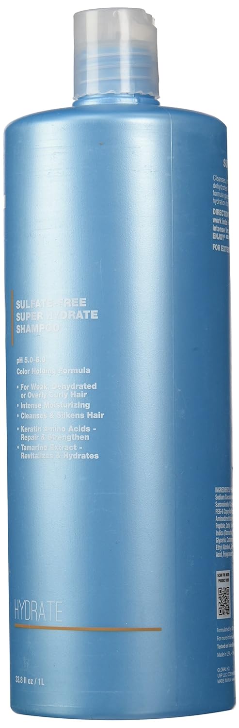 ENJOY Hair Care Super Hydrate Shampoo, Shampoo For Color Treated Hair, Shampoo for Men and Women, Curly Hair Shampoo - 10.1 Fl Oz