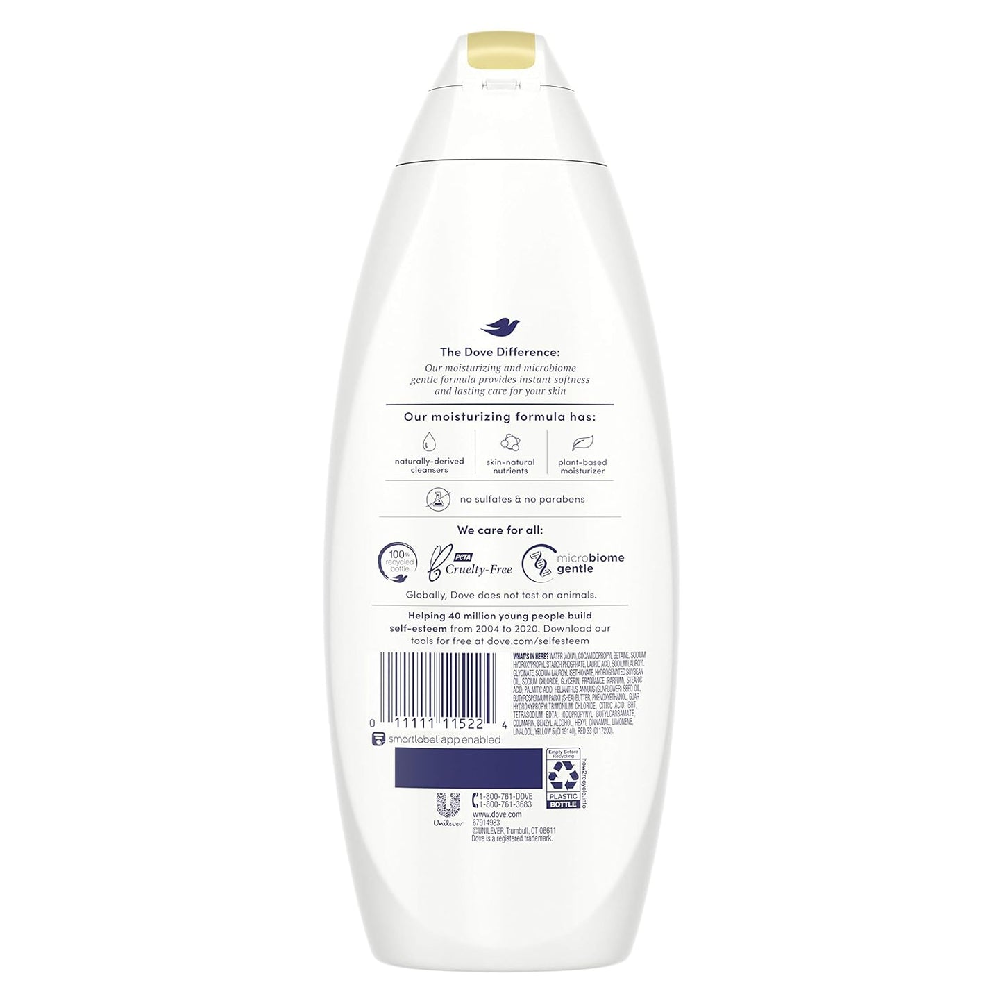 Dove Pampering Body Wash Nourishes & Feeds Skin Shea Butter with Warm Vanilla Effectively Washes Away Bacteria While Nourishing Your Skin 44.0 Fl Oz, (Pack of 2)