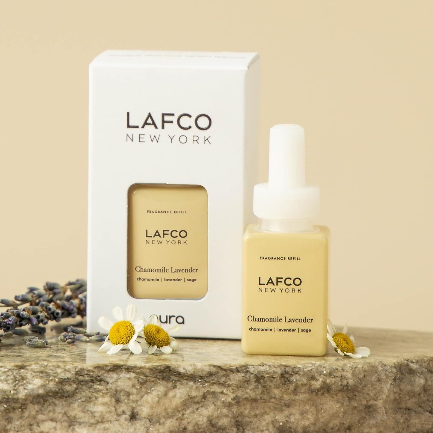 LAFCO New York Pura Smart Device Refill - Chamomile Lavender Scent | Lasts Up to 2 Weeks