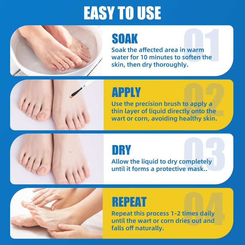 Glentharia Fast-Acting Skin Tag Remover, Wart Remover Freeze Off with Salicylic Acid Maximum Strength, Wart Removal for PlantarWart, GenitalWart, CommonWart, FlatWart, Callus