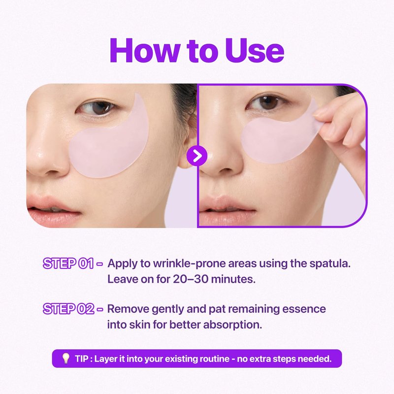EIOM Botide Under Eye Patches for Dark Circles & Puffiness – 13 Peptides, Caffeine & Niacinamide | Hydrogel Eye Patches for Fine Lines & Crow's Feet | Korean Skincare (60 Count)