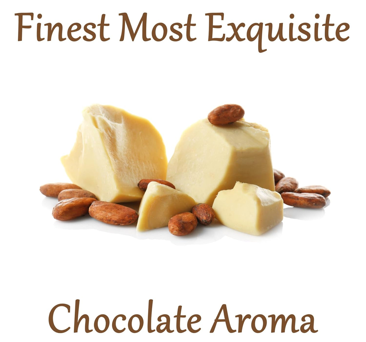 Raw Cocoa Butter 14.5 oz. 100% Pure Natural Unrefined FOOD GRADE Arriba Nacional Cacao Bean, Great For Chocolate Making, Soap, Lip Balm and Moisturizer For DIY Body Butters