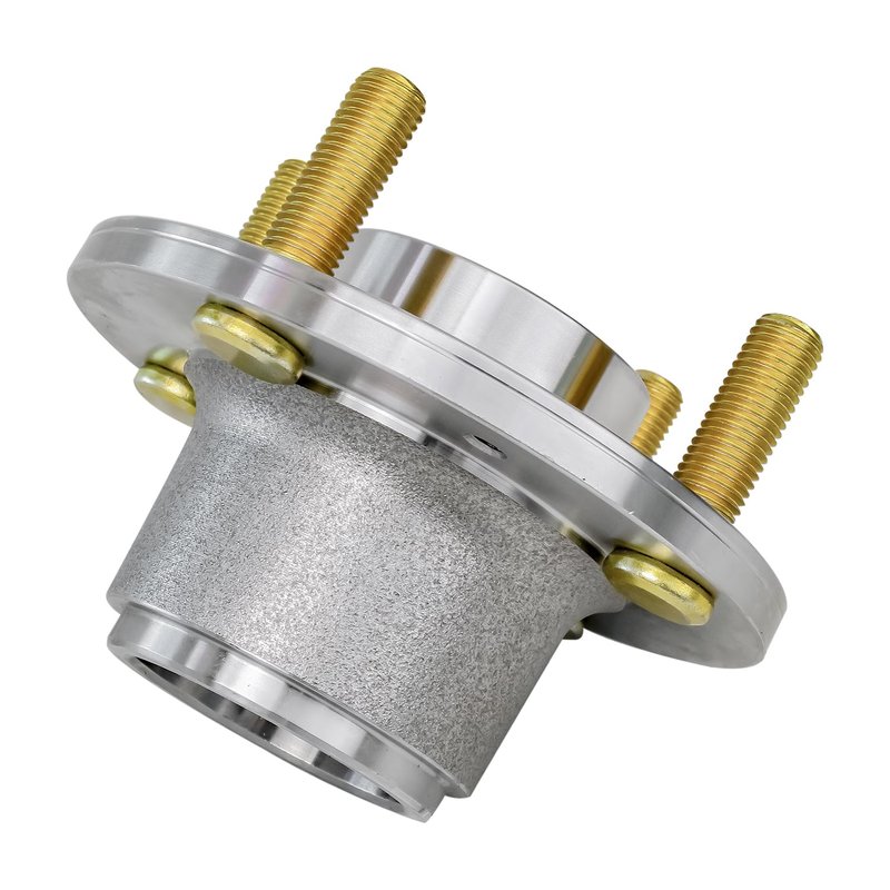 Detroit Axle - Rear Wheel Bearing and Hub Assembly with 4-Lug for Chevrolet Aveo 2004-2011, Aveo5 2007-2011, Suzuki Swift+ 2004-2007, Pontiac G3 2009-2010, Pontiac Wave 2005-2008, Non-ABS