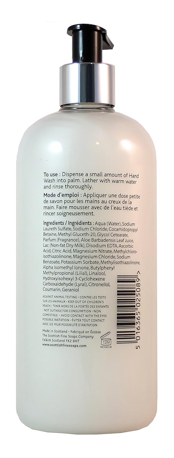 Scottish Fine Soaps Au Lait Liquid Hand Wash - 500ml/17.5 oz (2-Pack)