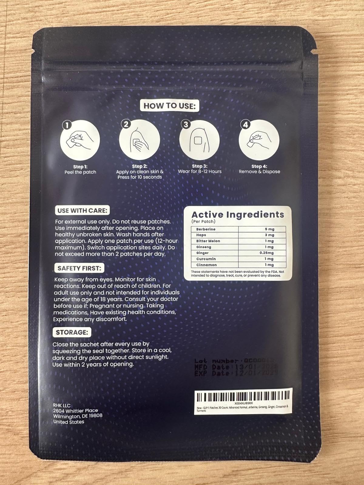 CELVON Berberine Patches | Advanced Formula with L-Glutamine, Ginseng and Cinnamon for Women & Men | 30 Patches, 30 Days Supply