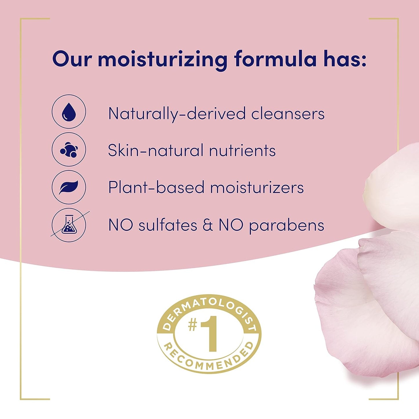Dove Body Wash 100% Gentle Cleansers, Sulfate Free Peony and Rose Oil Effectively Washes Away Bacteria While Nourishing Your Skin, 22 Fl Oz (Pack of 4)