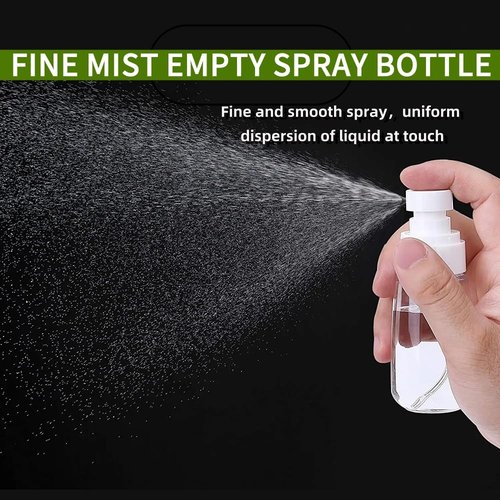 TOSERSPBE Small Spray Bottle Travel Size Hair Mister Fine Mist Sprayer for Home Cleaning Hair Styling Pet Grooming Plant Care