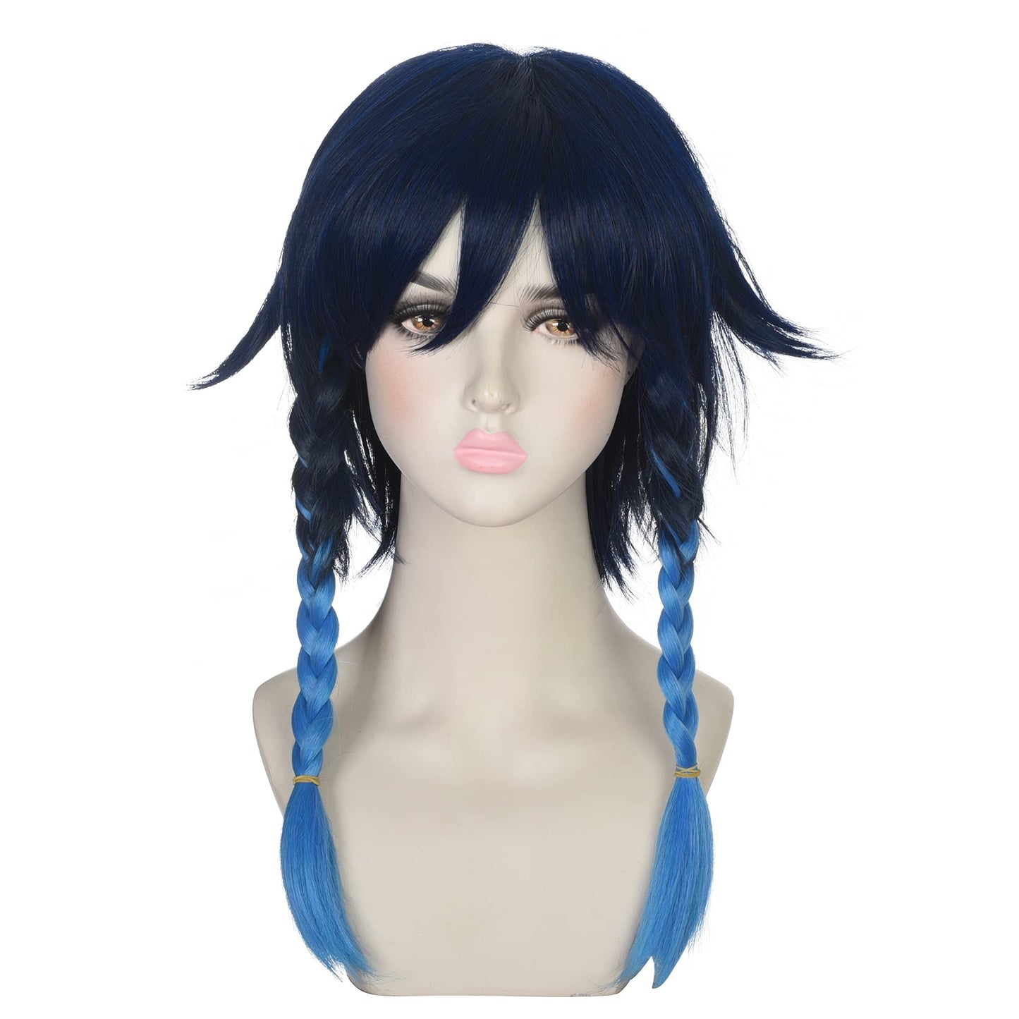 FANNICA Genshin Impact Anime Cosplay Wig for Halloween Carnival Party Costume Hair (venti)