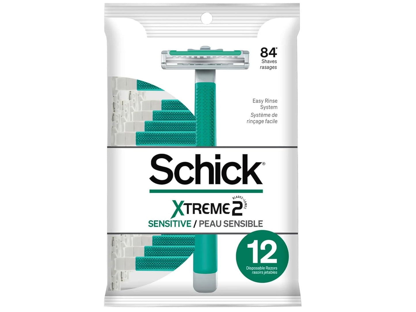 Schick ST2 for Men Sensitive Skin Disposable Razor - 12 ct - 3 pk