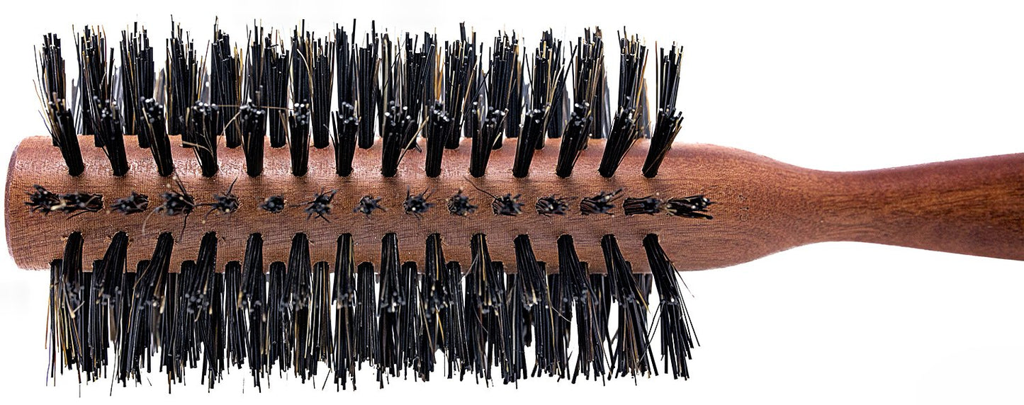 Spornette Italian 2.25 inch Round Boar Bristle 854