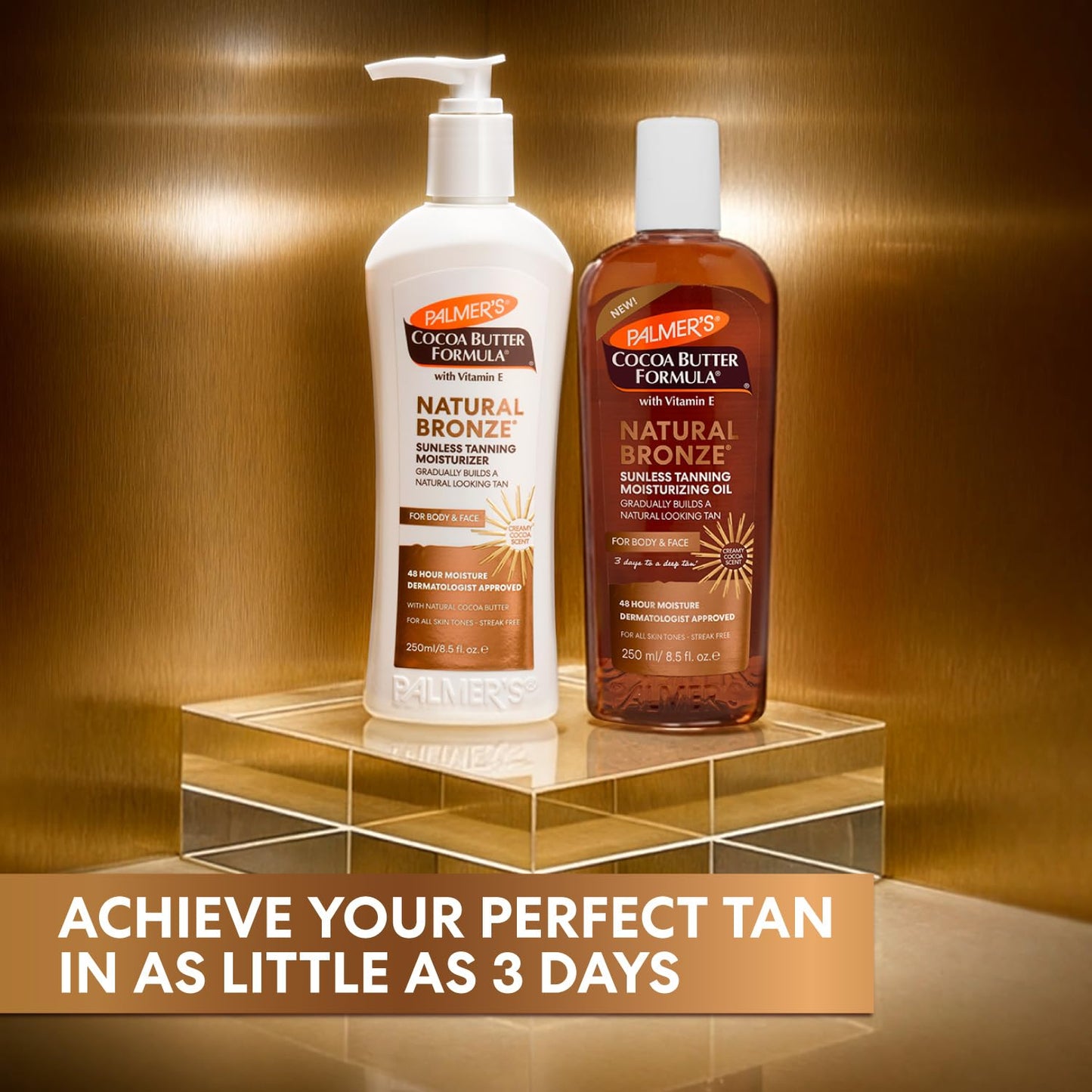 Palmer's Cocoa Butter Formula Natural Bronze Body Lotion, 8.5 Ounces (Pack of 3)