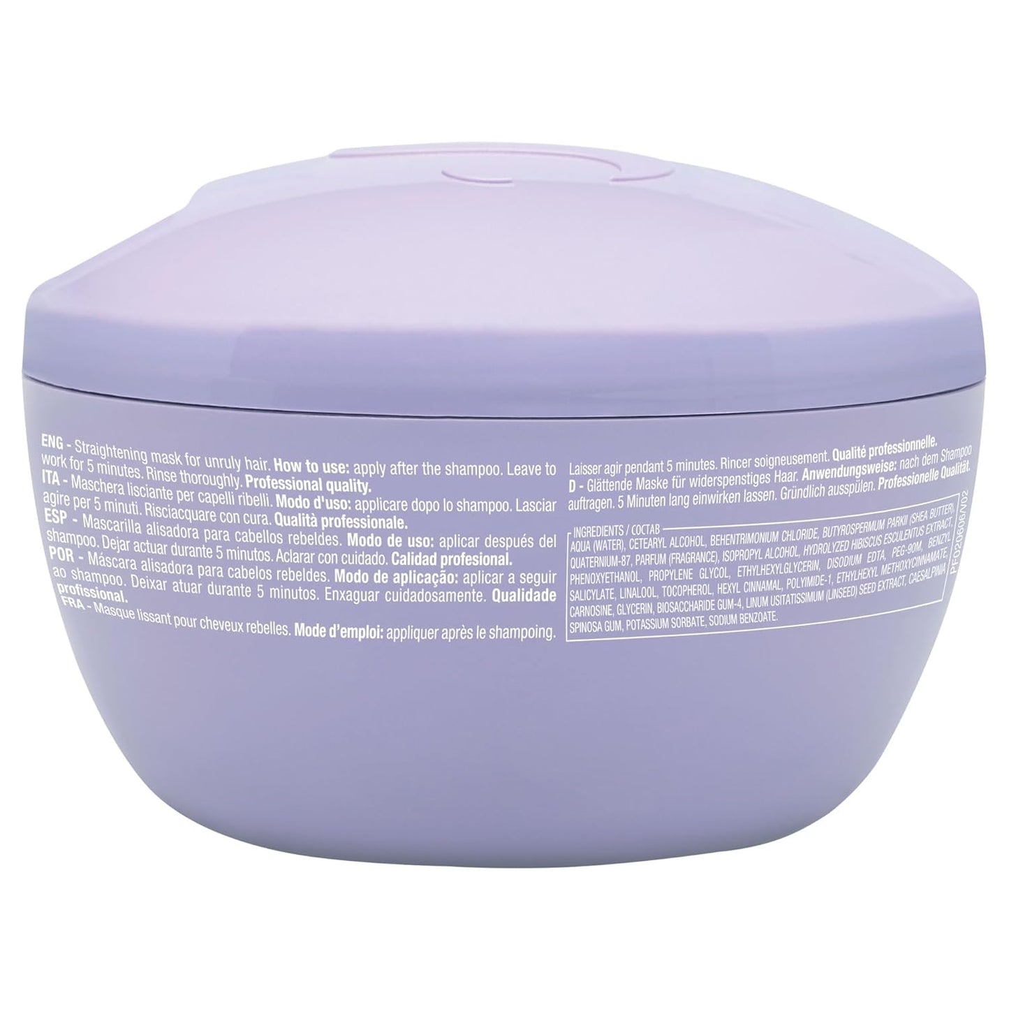 Alfaparf Milano Semi Di Lino Smooth Mask for Frizzy and Rebel Hair - Intensive Detangling Hair Treatment - Controls Frizz - Straightens and Hydrates Unruly Hair