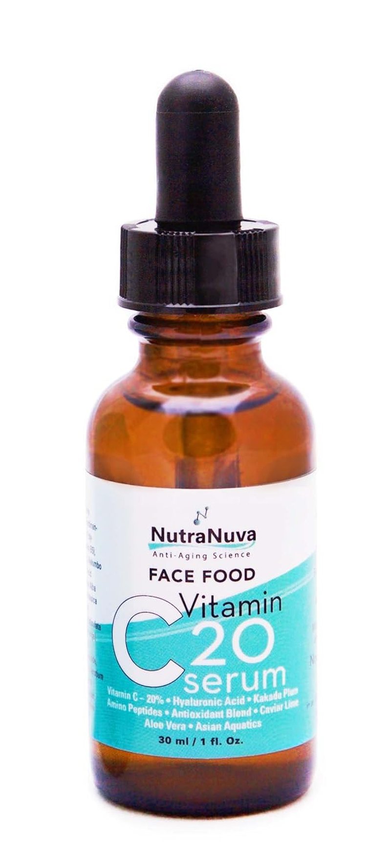 Vitamin C Serum - Anti-Aging Complex with Kakadu Plum & Hyaluronic Acid | 1 Fl. Oz Vegan Formula for Wrinkles & Age Spots
