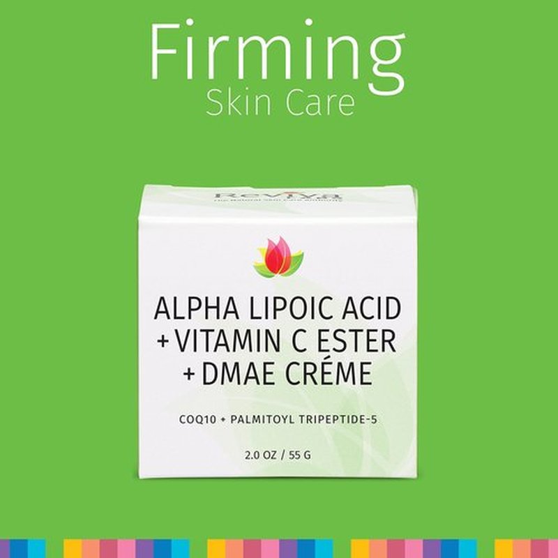 Reviva Labs - Alpha Lipoic Acid Vitamin C Ester and DMAE Cream, 2 Ounce, 5 Pack.