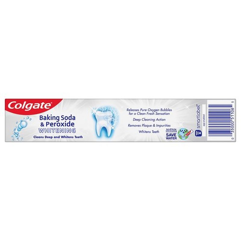 Colgate Baking Soda and Peroxide Whitening Toothpaste,2.5 ounce(pack of 6)