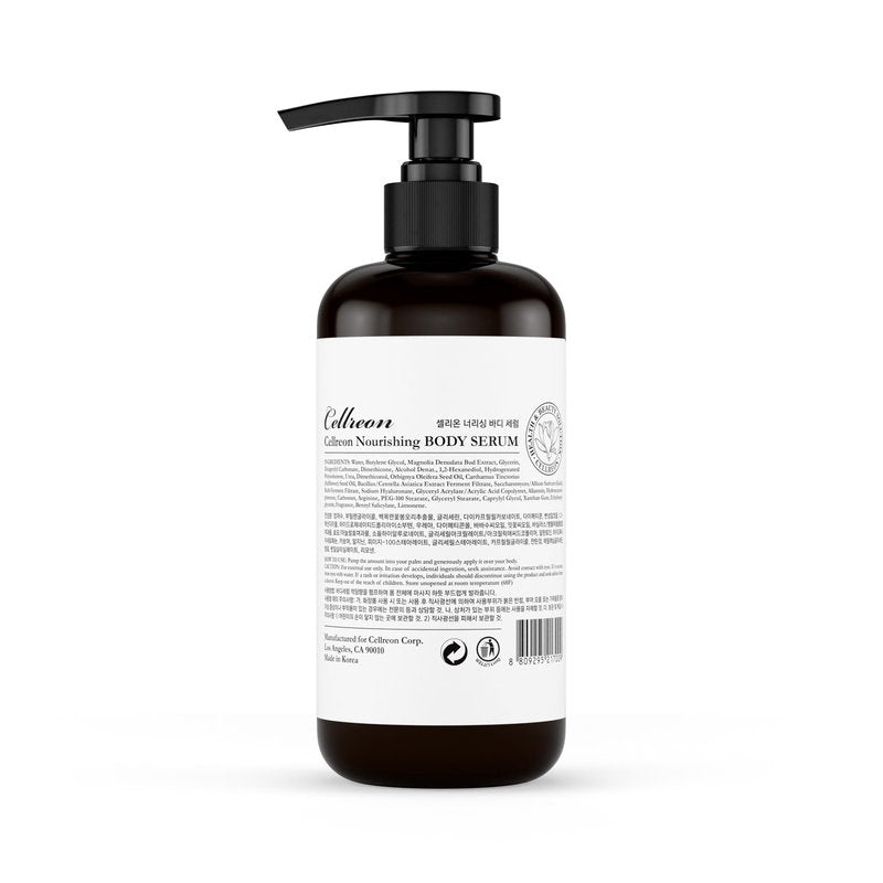 CELLREON Hydrating Body Serum with Niacinamide & Hyaluronic Acid, Deep Moisture & Radiance, Lightweight Non-Greasy, For All Skin Types 500g / 17.64 oz