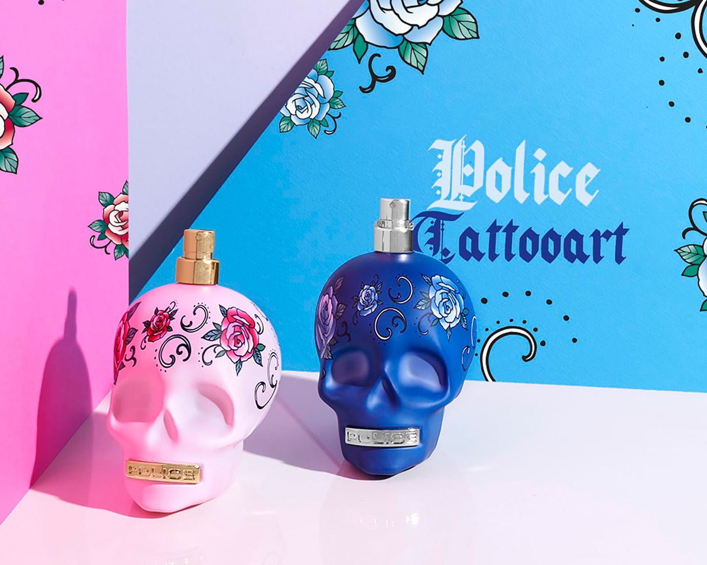 POLICE To Be Tattooart For Woman - Fragrance For Women - Floral Fruity Gourmand Scent - Creamy Sandalwood And A Powdery-Sweet Marshmallow Accord - Eye-Catching Skull Bottle - 4.2 Oz EDP Spray