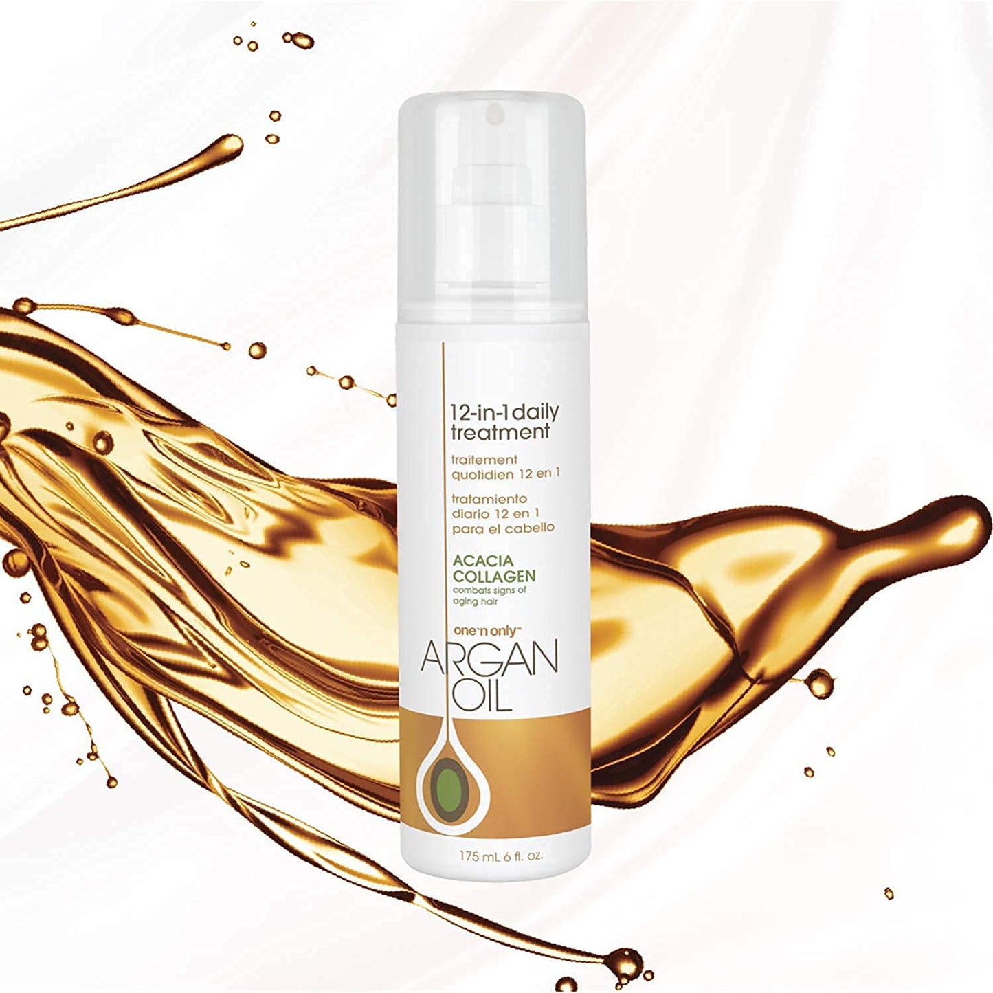 One N' Only Argan Oil 12-in-1 Treatment for Frizz Control & Moisture - 6 Fl Oz (2 Pack)