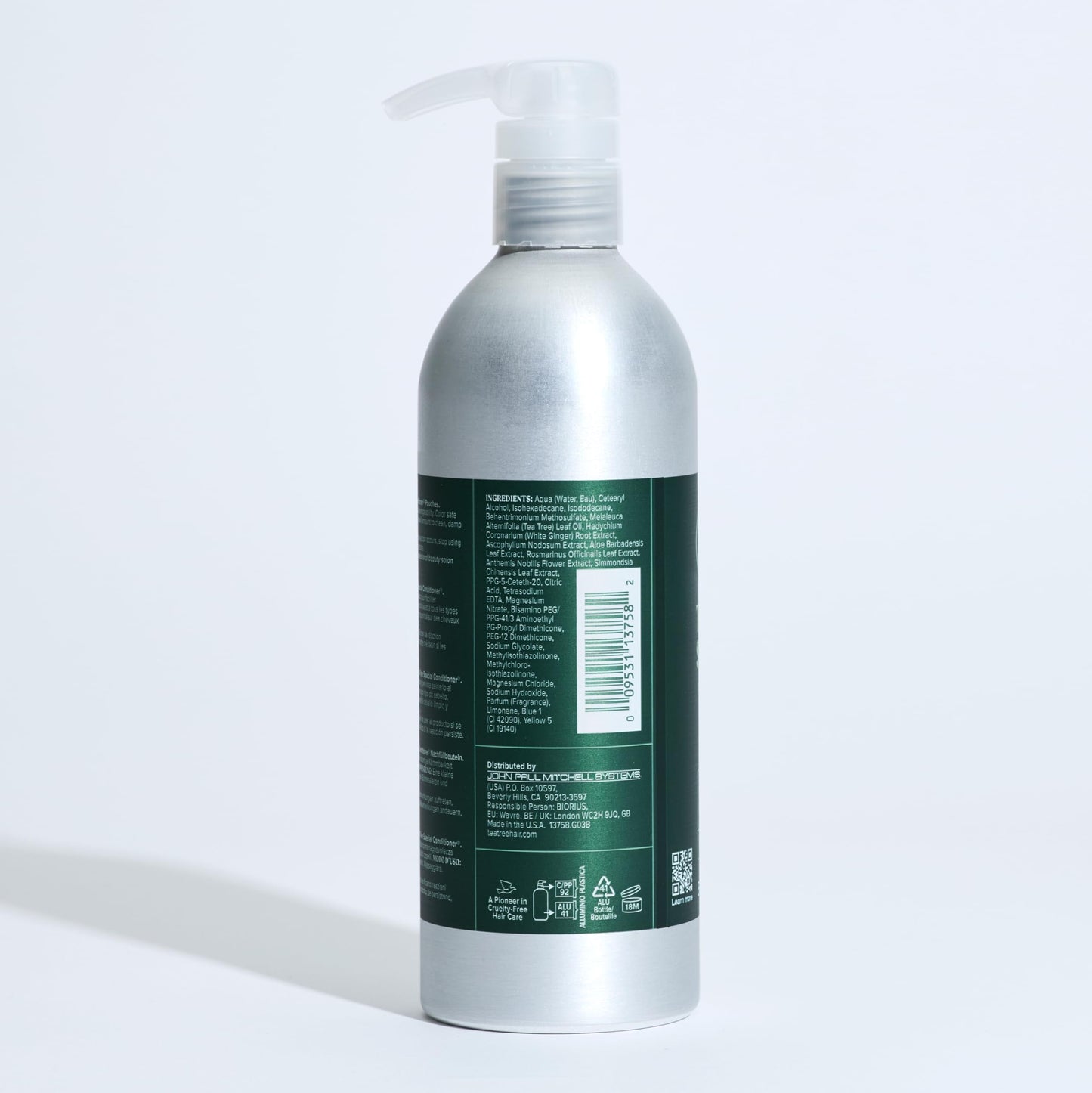Tea Tree Special Conditioner Aluminum Bottle, Detangles, Smooths + Softens, For All Hair Types, 16.9 oz