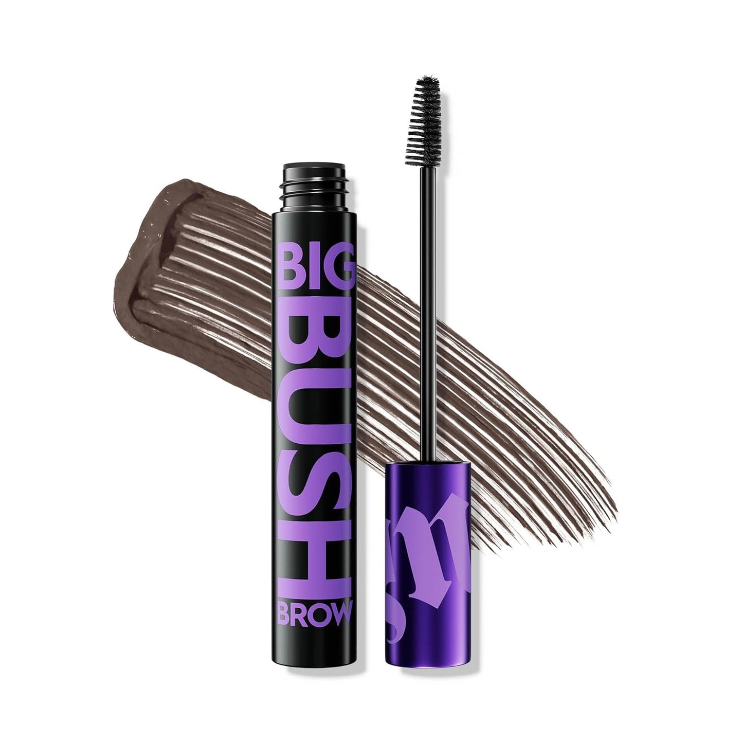 Urban Decay Big Bush Volumizing Tinted Eyebrow Gel, Waterproof, Smudge-Resistant, Flake-Resistant, Buildable Brow Gel Fibers, Long-lasting, Up to 24 HR Hold, Nourishing Castor Oil, Vegan - 0.19 fl oz