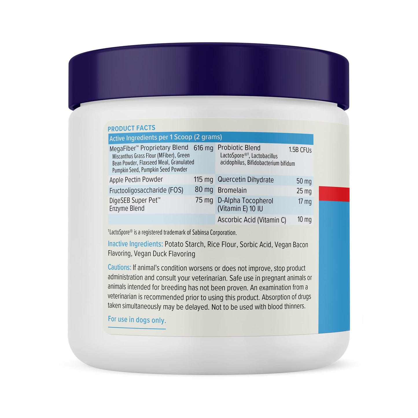 Vetnique Glandex for Dogs Anal Gland Powder, Support for Scooting & Fishy Odor, Boot the Scoot Fiber Supplement, Pumpkin Powder & Probiotics for Dogs with Digestive Enzymes