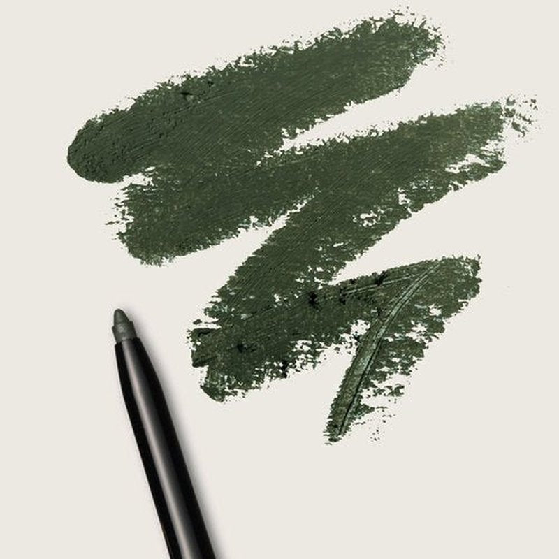 Sandstone Scandinavia Green Waterproof Eyeliner Pencil - Vegan Hypoallergenic Eyeliner for Sensitive Eyes - Smudge Proof Gel Eyeliner Green - Anti-Aging Properties Hypoallergenic Makeup