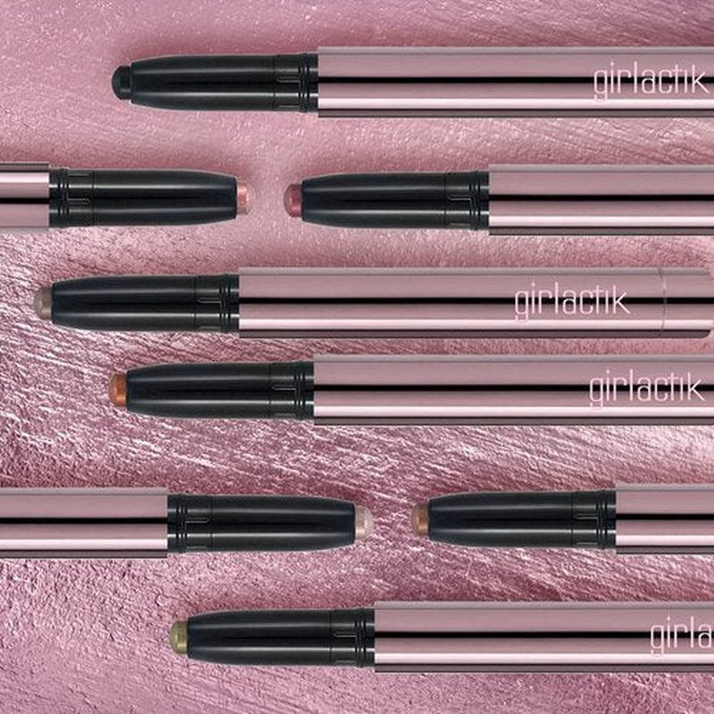 Girlactik Creamy Eyeshadow Stick- Long Lasting and Water-Resistant, Shimmering and Matte Colors Eye Shadow Stick Makeup, Built-in sharpener - 2 g / .07 oz (Cashmere)