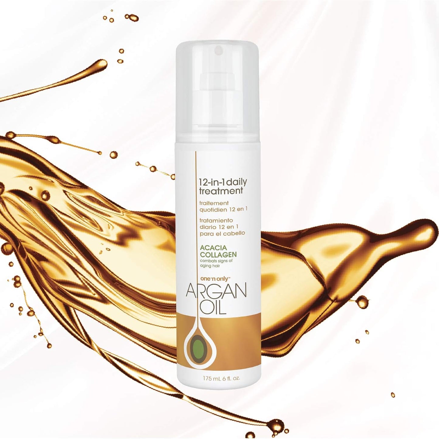 One N' Only Argan Oil 12-in-1 Treatment for Frizz Control & Moisture - 6 Fl Oz (2 Pack)