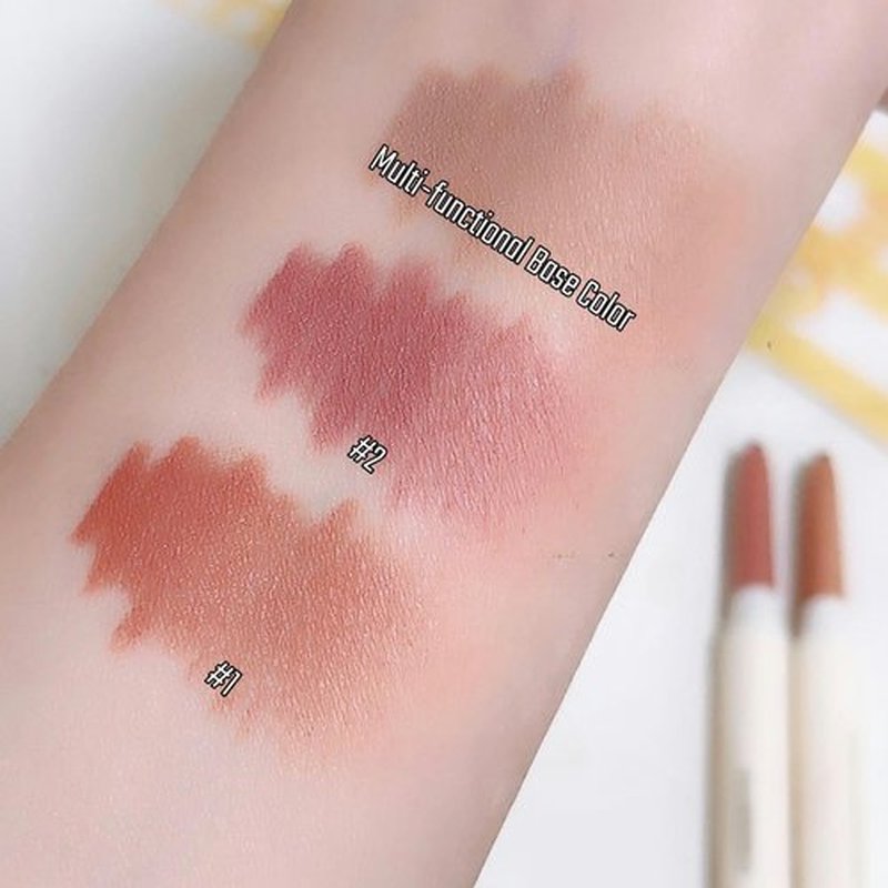 Okerker Double Ended Lip Liner - Waterproof Versatile Lip Liner & Contour, Nourishing Formula, Long Lasting Matte Finish, Effortless Application for Bigger and Fuller Lips (#1 NUDE)