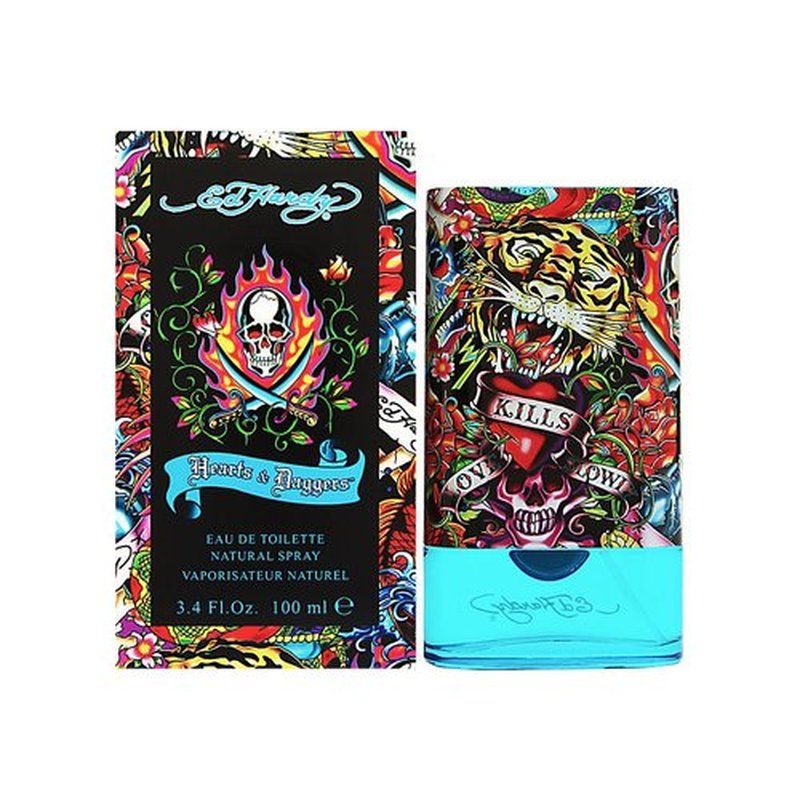 Men's Cologne Fragrance Spray by Ed Hardy, Eau De Toilette, 3.4 Fl Oz