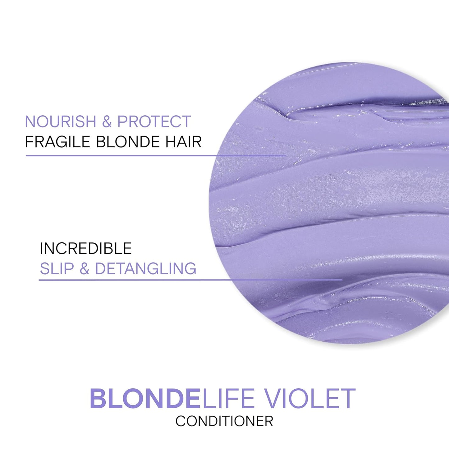 Joico Blonde Life Violet Conditioner | For Cool & Bright Blonde Hair | Neutralize Brassy Tones | Banish Yellow Tones | Boost Shine | Sulfate Free | With Monoi & Tamanu Oil