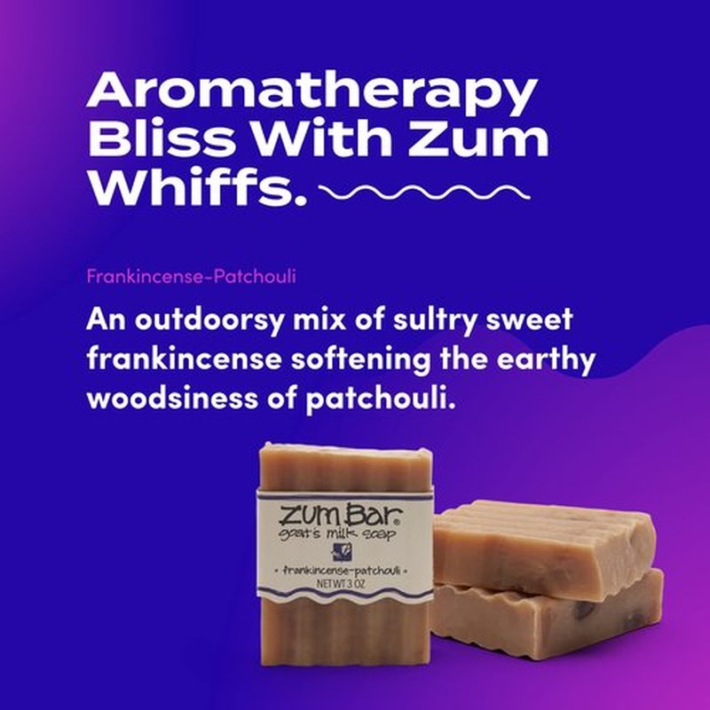 Zum Bar Goat's Milk Soap - Frankincense and Myrrh - 3 oz (6 Pack)