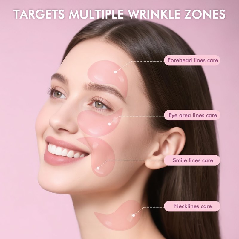 AzLucaky Under Eyes Patches, 40 Pairs Rose Hydrogel Eye Mask for Puffy Eyes and Dark Circles with Rose Essence, Hyaluronic Acid & Niacinamide, Deep Hydrating Eye Treatment for Men & Women