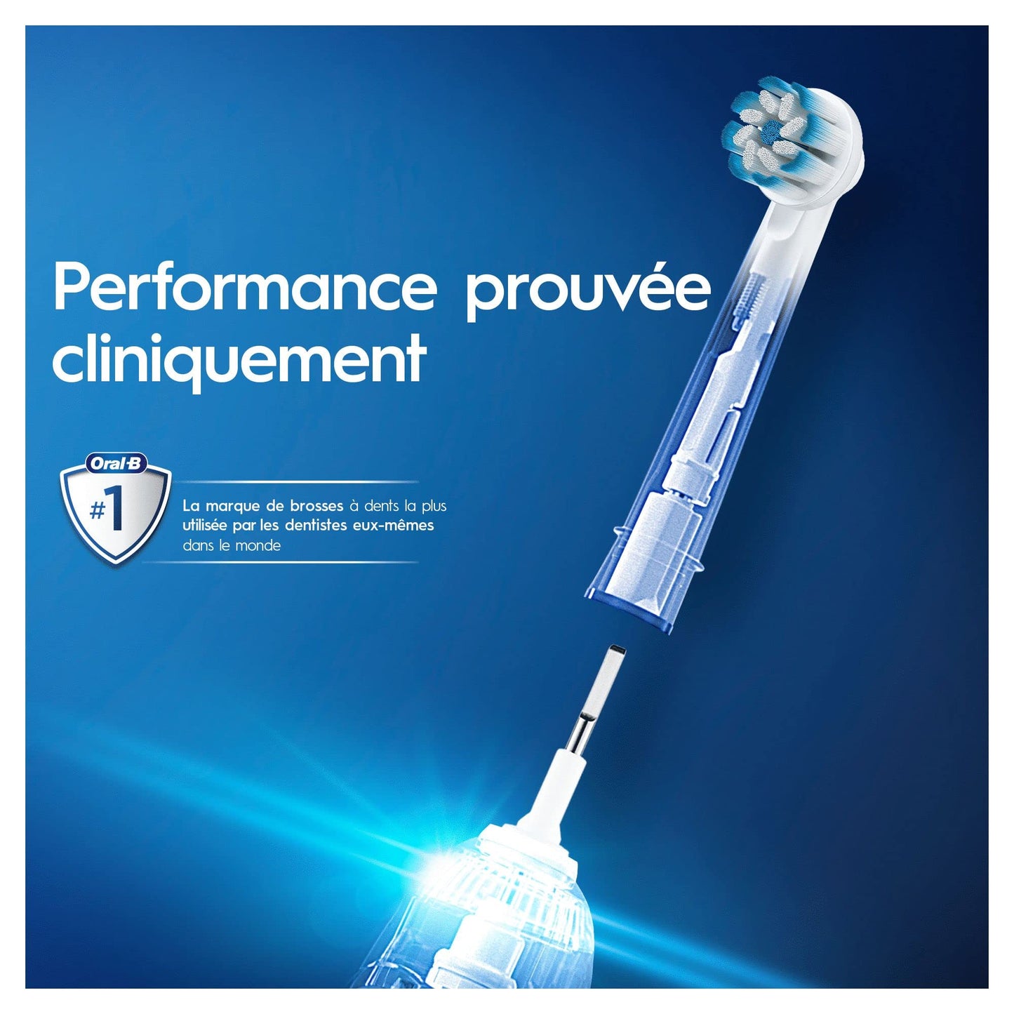 Oral-B Sensitive Clean Replacement Brush Heads x 8 Original Refill for Electric Toothbrush, White, 200 gram