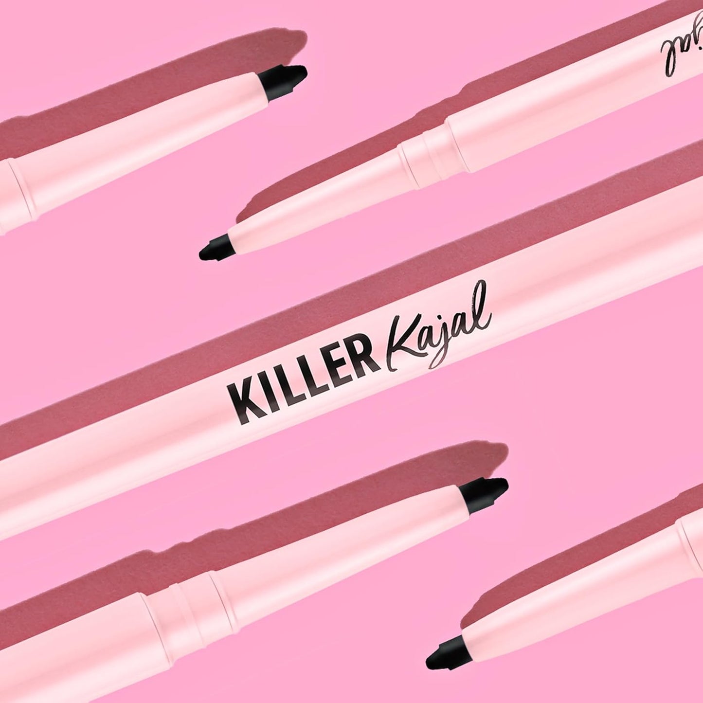 Too Faced Killer Kajal 12 Hour Longwearing Intense Black Eyeliner | Waterproof + Smudge Proof, 0.01 Ounce