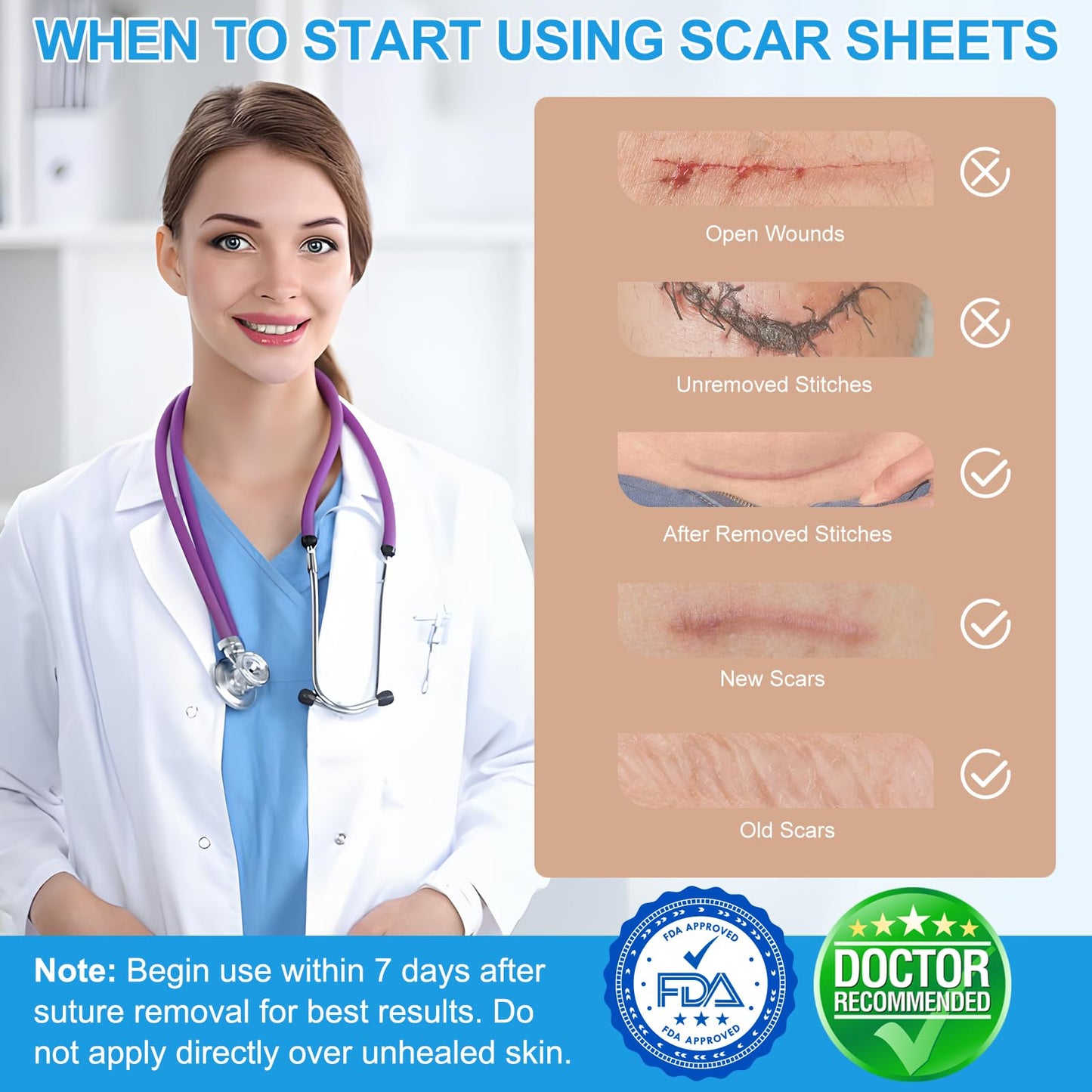 Silicone Scar Sheets, (1.6"X120" Roll-3M) Silicone Scar Tape, Scar Tape for Surgical Scars, Medical Grade Scar Tape with Collagen,For Surgical,C-Section,Tummy Tuck,Keloid Scars, Keloid Bump Removal