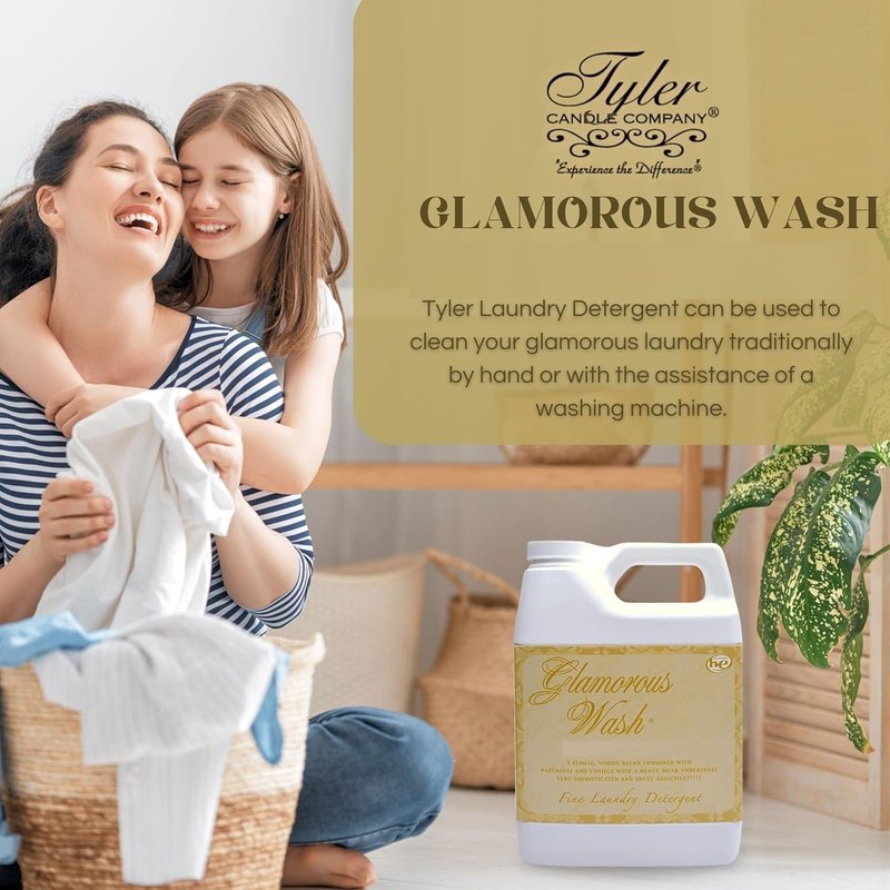 Tyler Candle Company Glamorous Detergent Wash Gift Pack - 4 oz | Diva, High Maintenance, Kathina, French Market